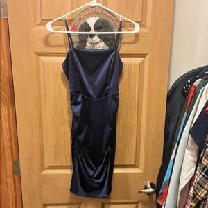 Emerald Sundae Navy Blue Prom Dress